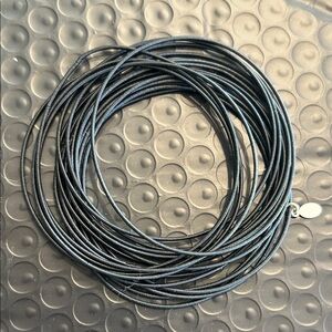 Black Rubber Cord Bracelets 19